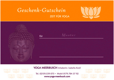 Yoga Gutschein